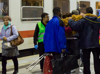 Hilfe an Bahnhöfen