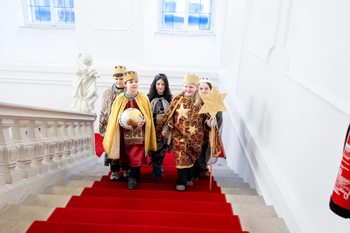 Sternsinger bei eEBS Grünwidl / Erzdiözese Wien/ Schönlaub, Stephan Schönlaub