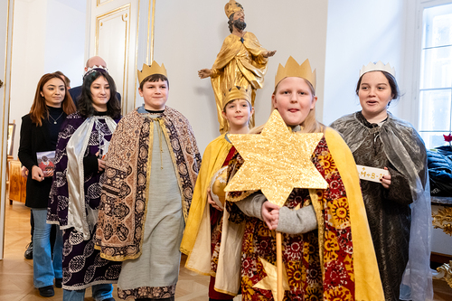 Sternsinger bei eEBS Grünwidl / Erzdiözese Wien/ Schönlaub, Stephan Schönlaub
